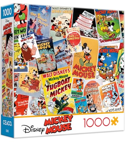 Amazon.co.jp: Ceaco Disney - Mickey Mouse Movie Reel Puzzle - 1500